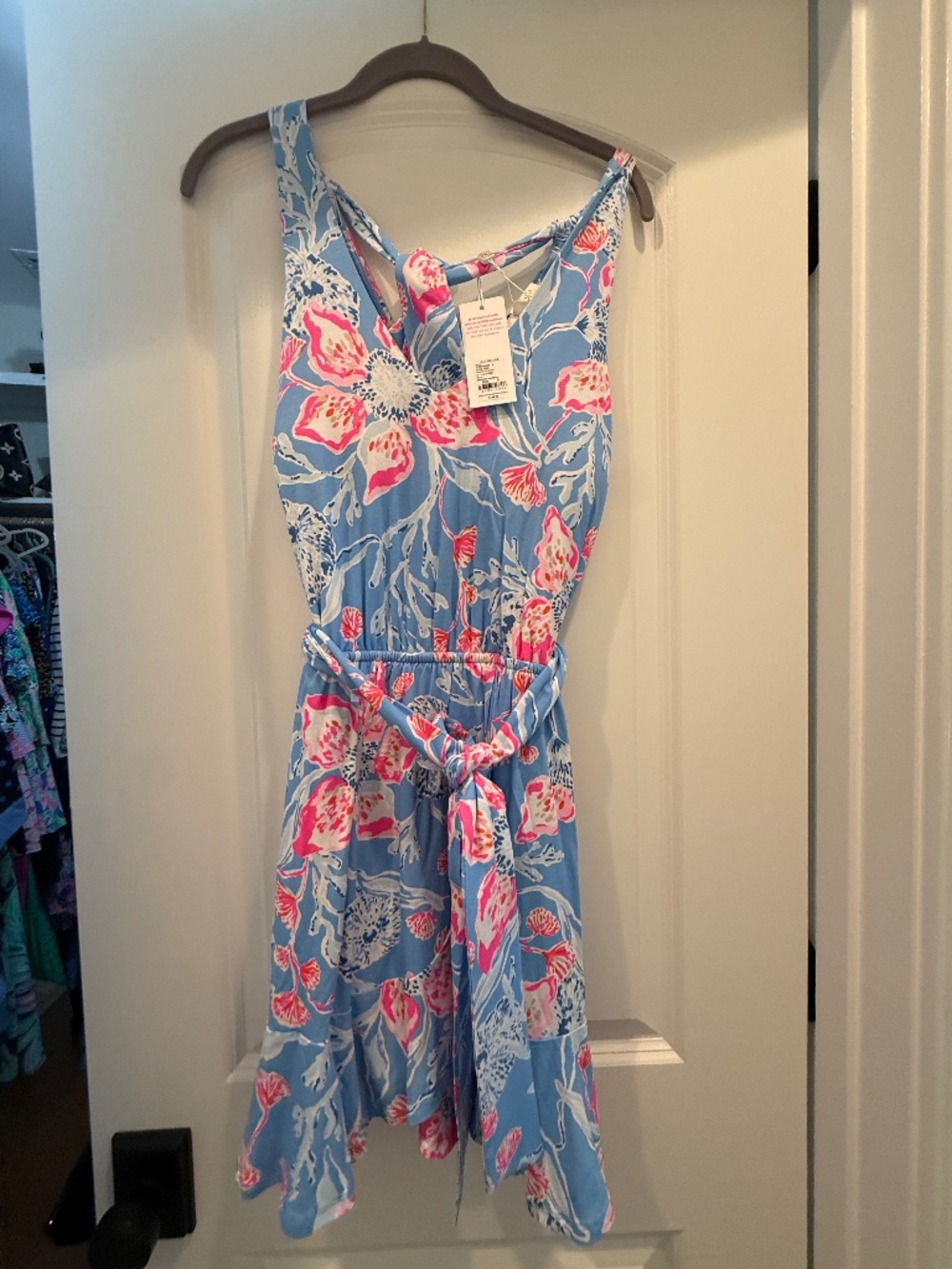 Lilly Pulitzer Camri Halter Romper in Bahamian Rhapsody Size Small